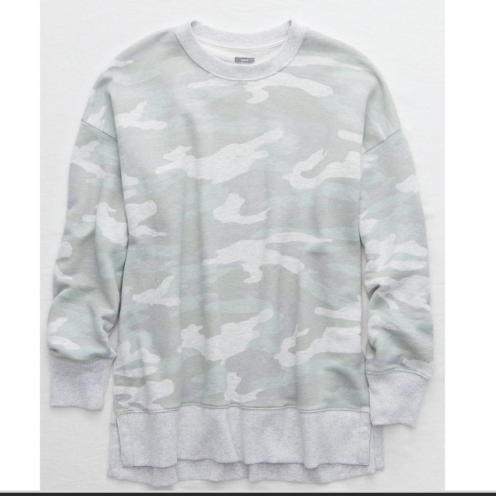 Aerie Camo Desert Oversized Sweatshirt